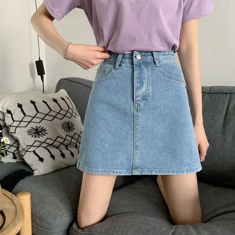 Black High Waist Denim Shorts for Women 2021 - Image 14