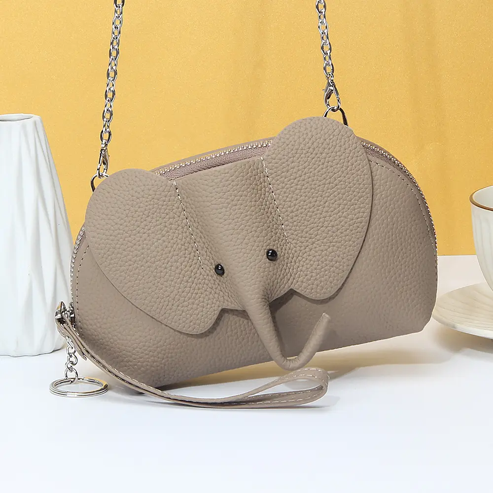 2021 Genuine Leather Crossbody Bag Women Rhombic Chanel Pearl Chain Mobile Phone Bag — feature 27