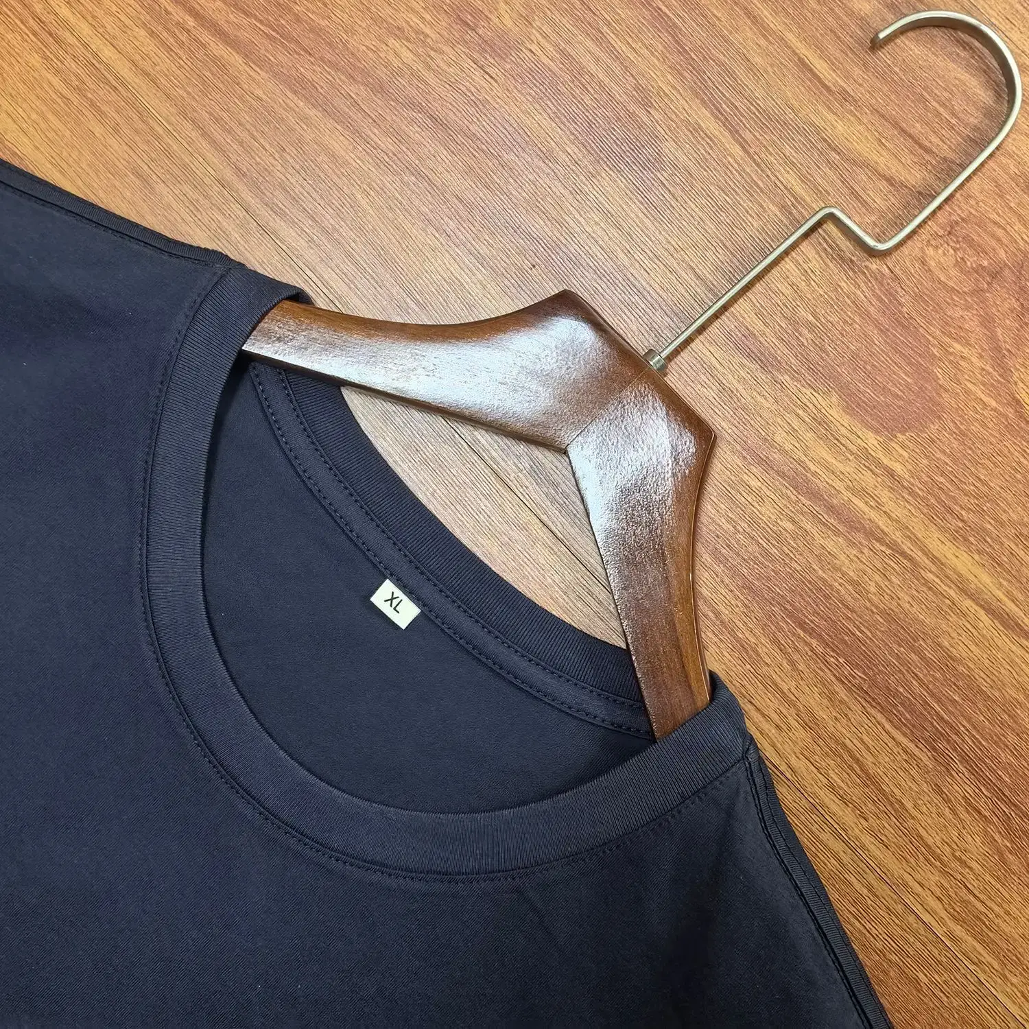 200g Blue Cotton T-Shirt Crew Neck Half Sleeve