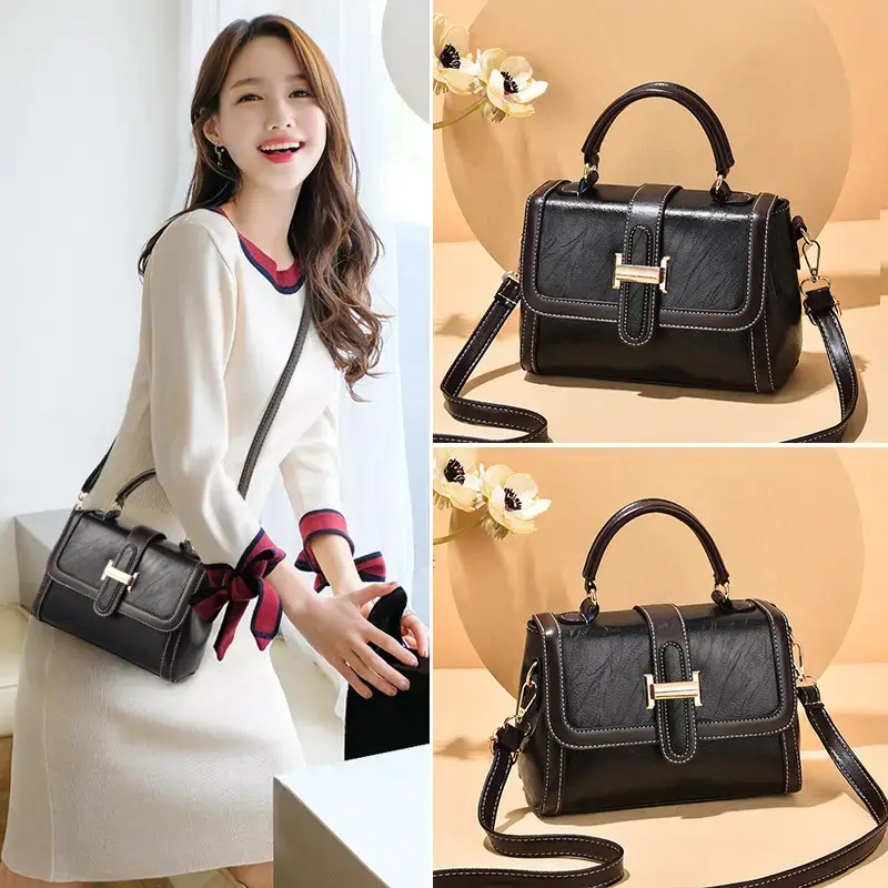 Summer Small Bag 2025 New Fashion Crossbody Bag Women's Trendy Internet Celebrity Pu Large Capacity Satchel Shoulder Bag Women's Bag
