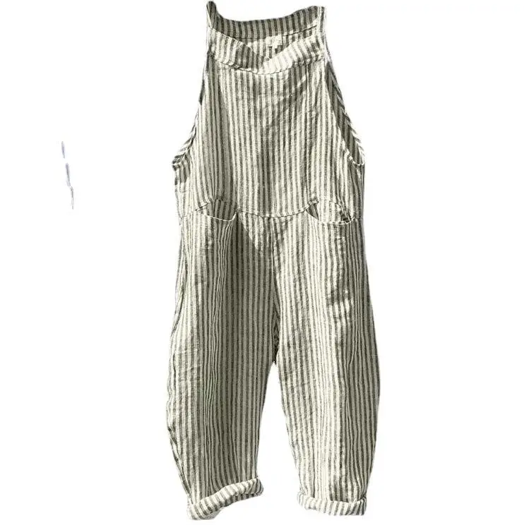 Women's Cotton Belted Pants Casual 2023 - Image 11