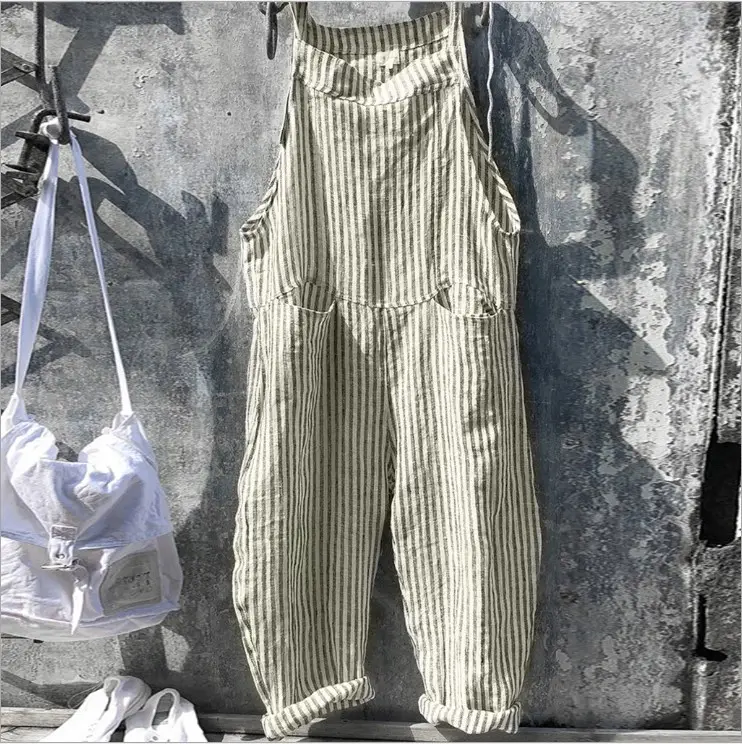 Women's Cotton Belted Pants Casual 2023 - Image 4