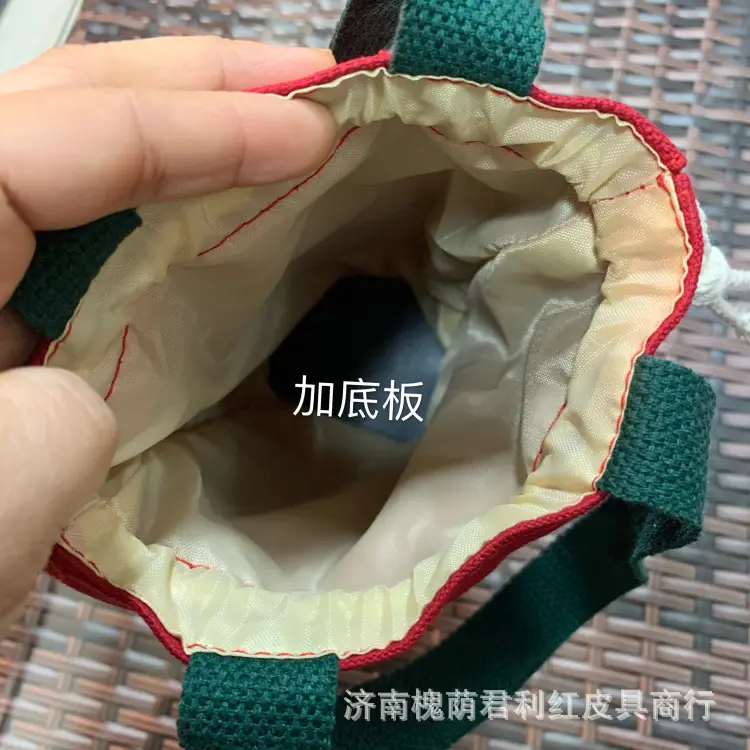 Drawstring Flap Pocket Pants Water Cup Bag Set - Image 2