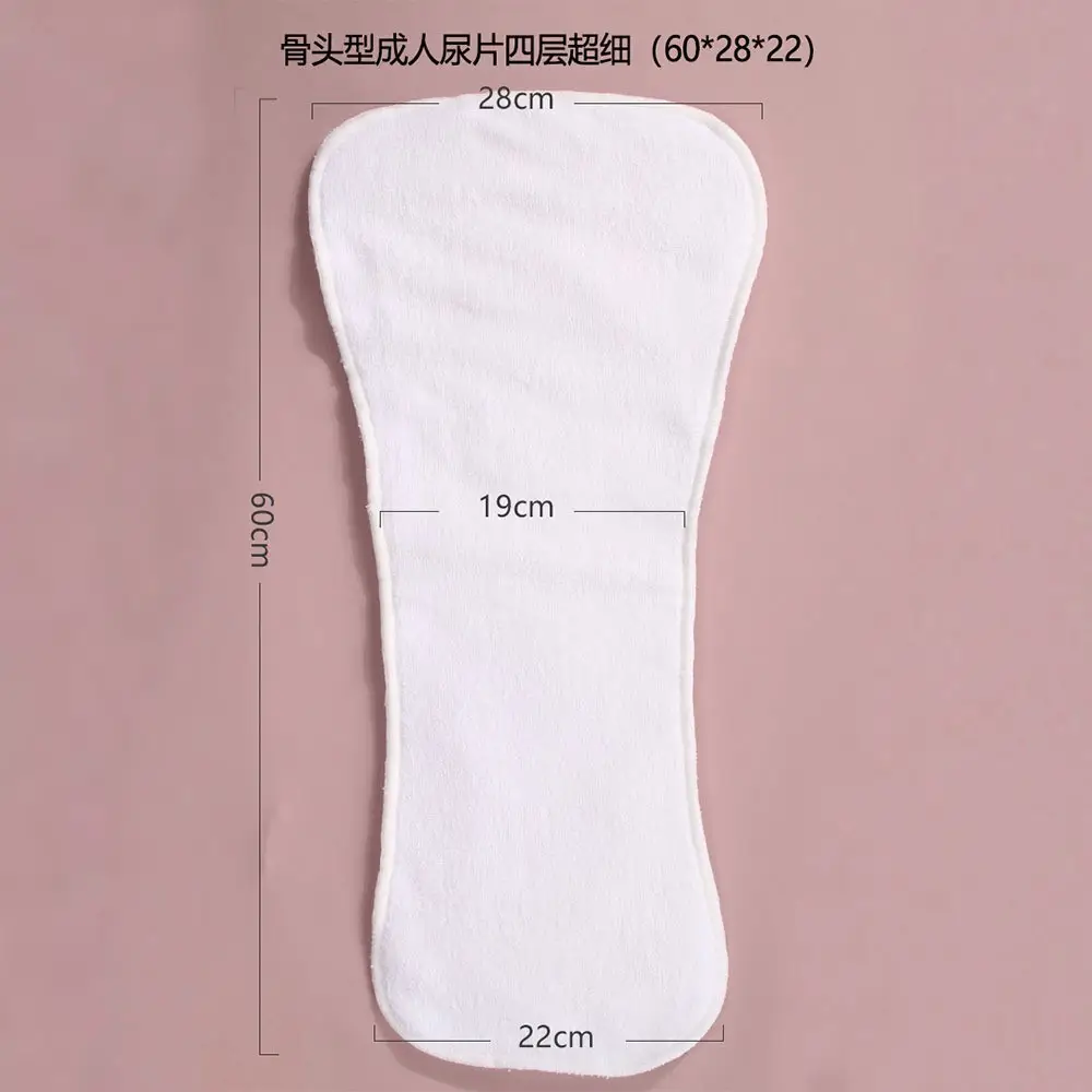 Adult Diapers for Elderly Washable Bamboo Fiber Extra Large Thick Absorbent Nursing Grade - Image 7