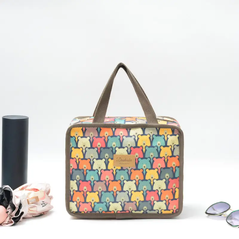 New Korean Style Waterproof Wash Bag Large Capacity Lunch Box Bag - Image 14
