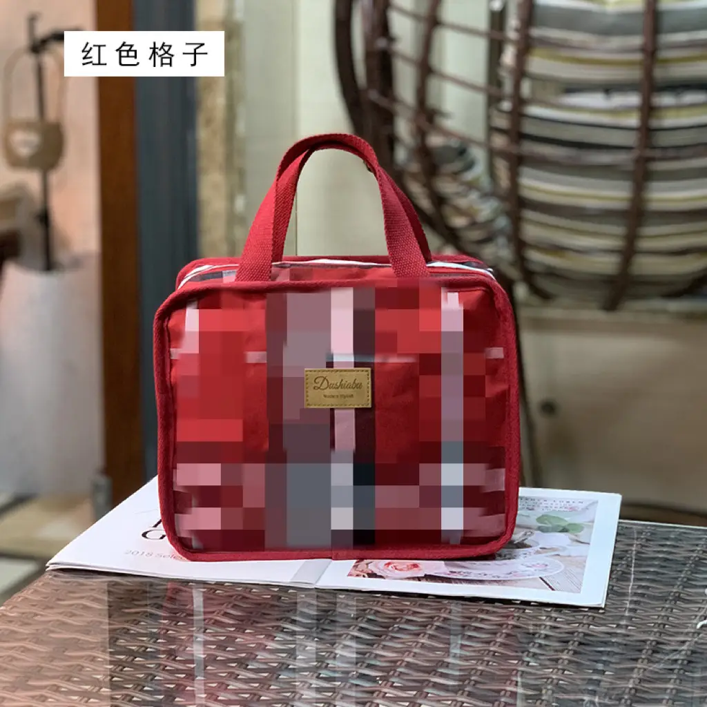 New Korean Style Waterproof Wash Bag Large Capacity Lunch Box Bag - Image 3