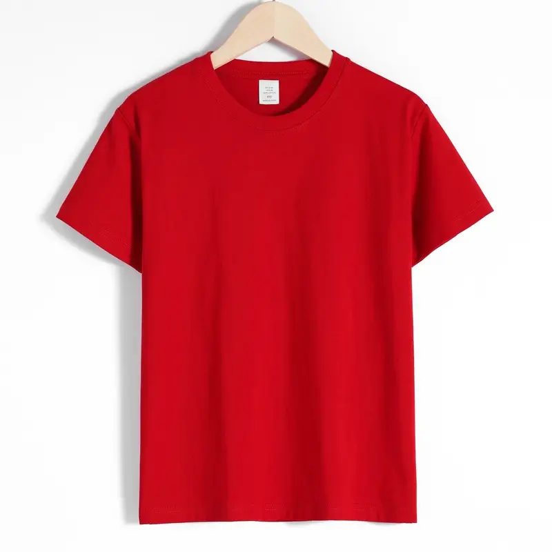 180g Cotton Kids T-Shirt White Short Sleeve