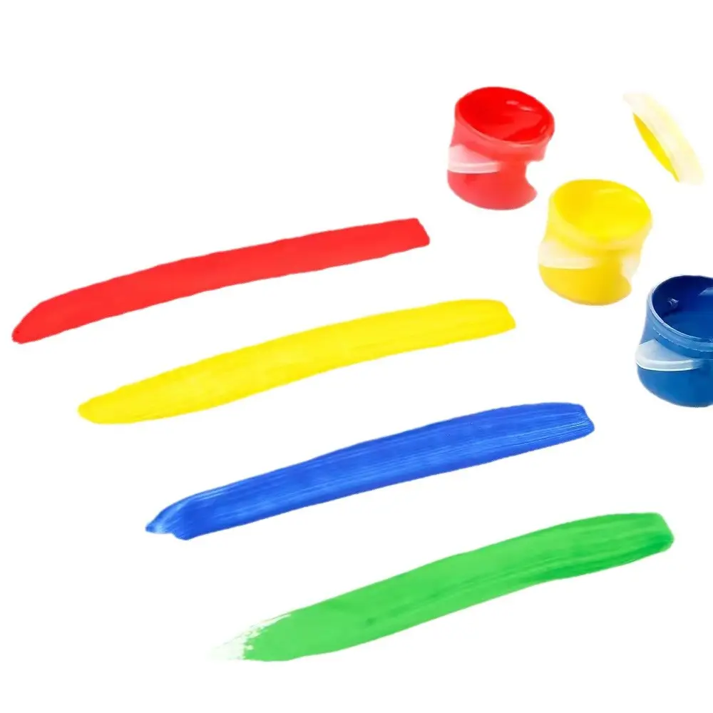 There is a saying that acrylic painting 12-color conjoined watercolor gouache pigment 3ml children can finger DIY painting art pigment