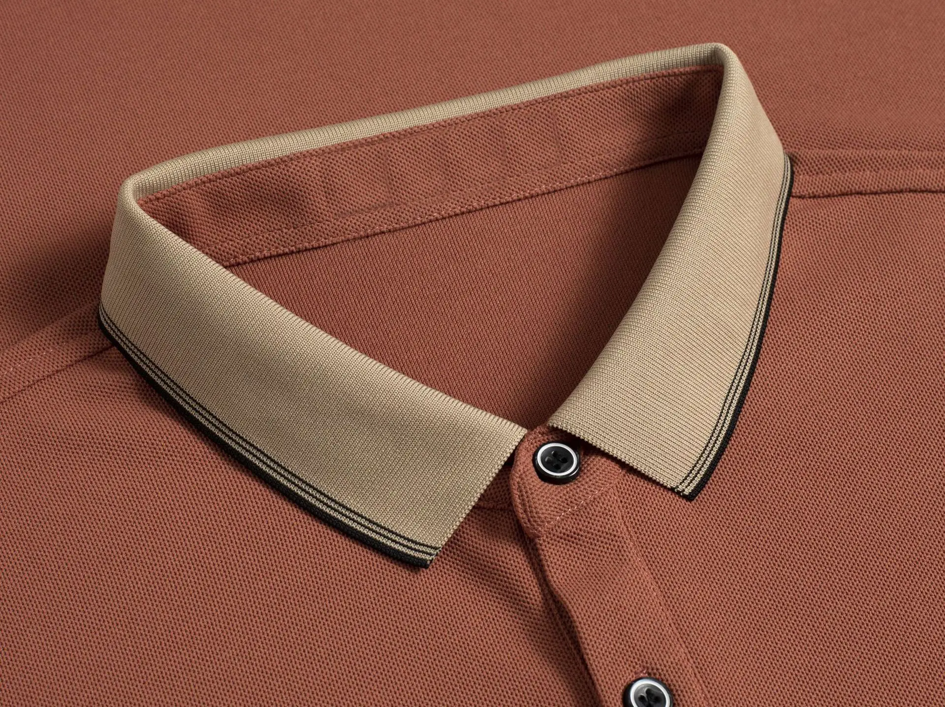 Men's White Polo Shirt Short Sleeve Lapel — feature 18