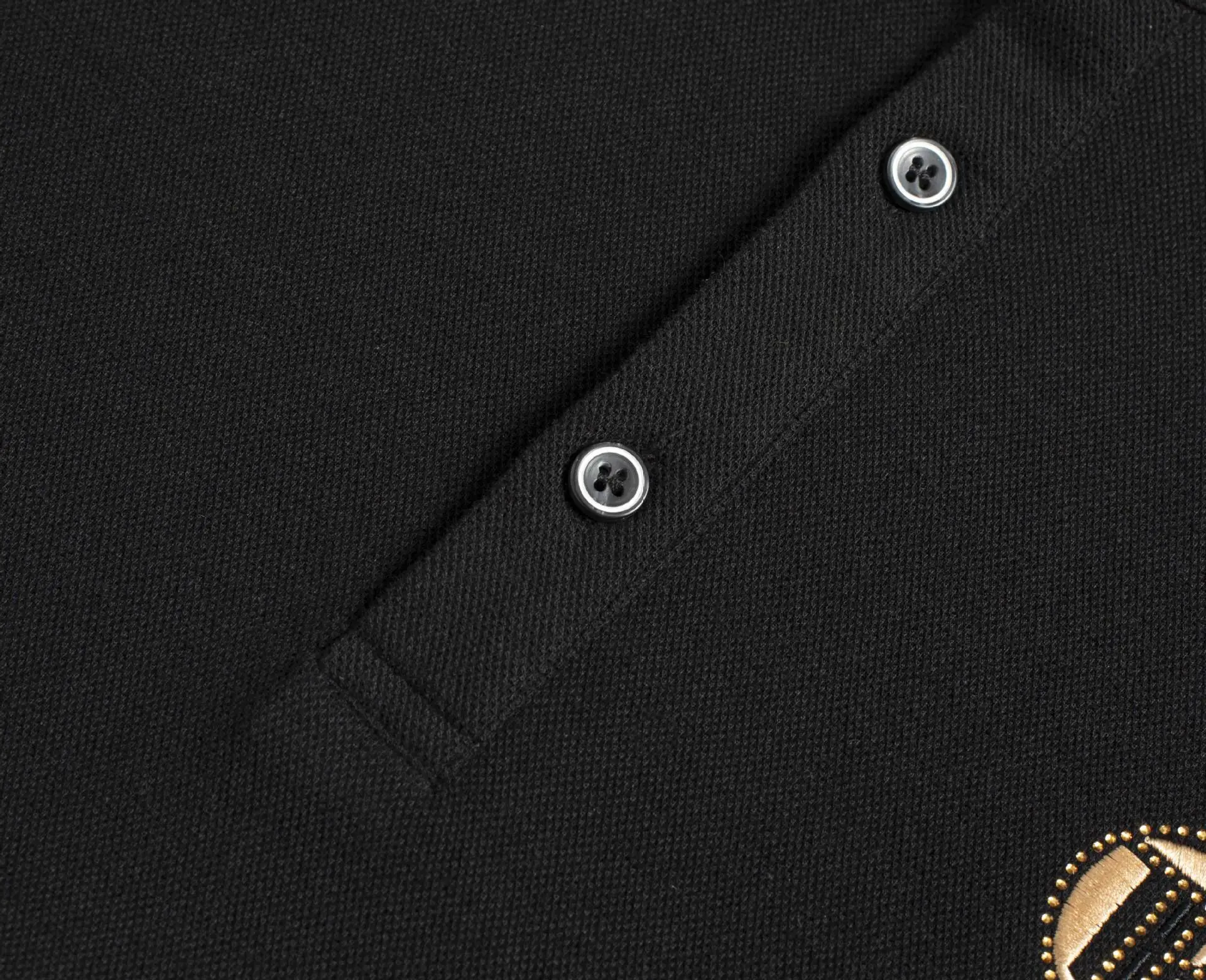 Men's White Polo Shirt Short Sleeve Lapel — feature 22