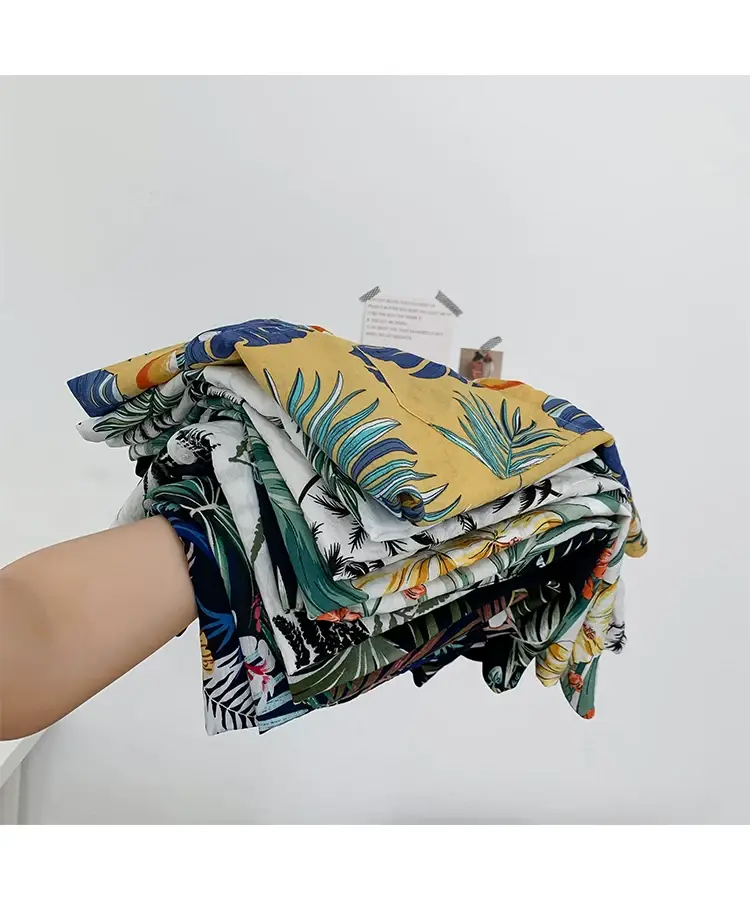 Hawaii Pineapple Print Short Sleeve Men Shirt Large — feature 15