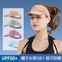 Gray Breathable Sweat Headband for Women — feature 7