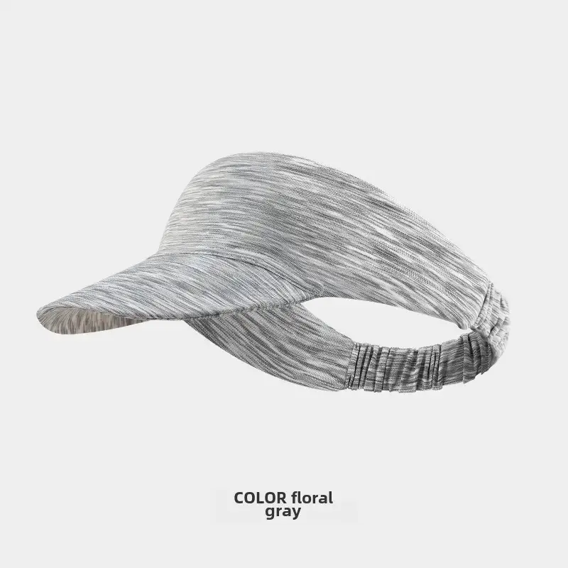 Gray Breathable Sweat Headband for Women - Image 14