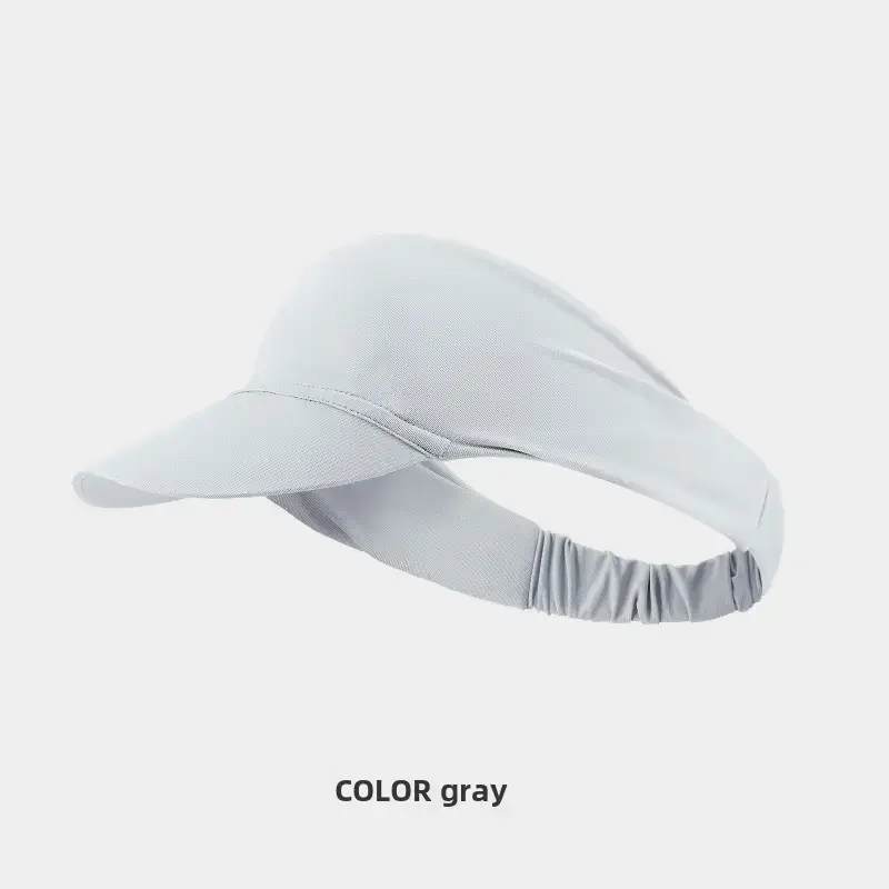 Gray Breathable Sweat Headband for Women - Image 17