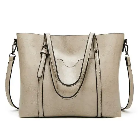 Brown Leather Shoulder Messenger Bag Large Capacity 2021 - Image 14