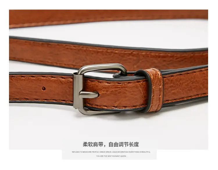 Brown Leather Shoulder Messenger Bag Large Capacity 2021 — feature 24