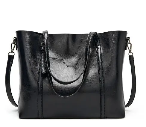 Brown Leather Shoulder Messenger Bag Large Capacity 2021 - Image 4