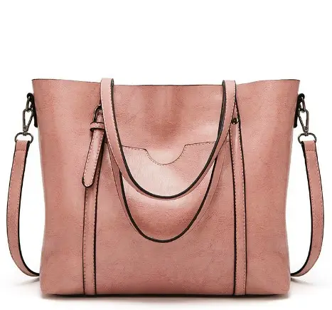 Brown Leather Shoulder Messenger Bag Large Capacity 2021 - Image 5