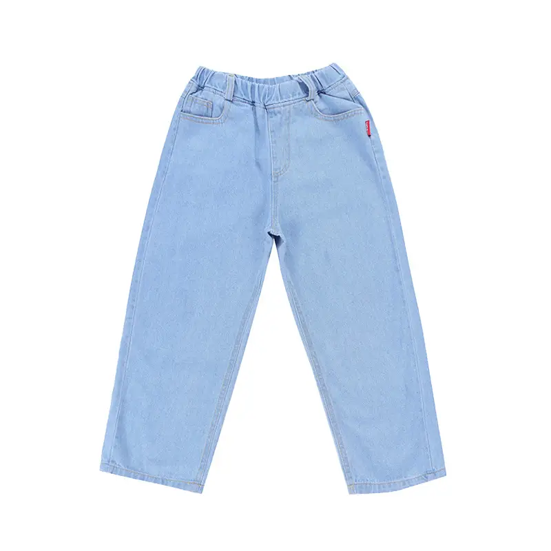 Girls Hip Hop Hip Hop Pants Light Blue Kids - Image 2