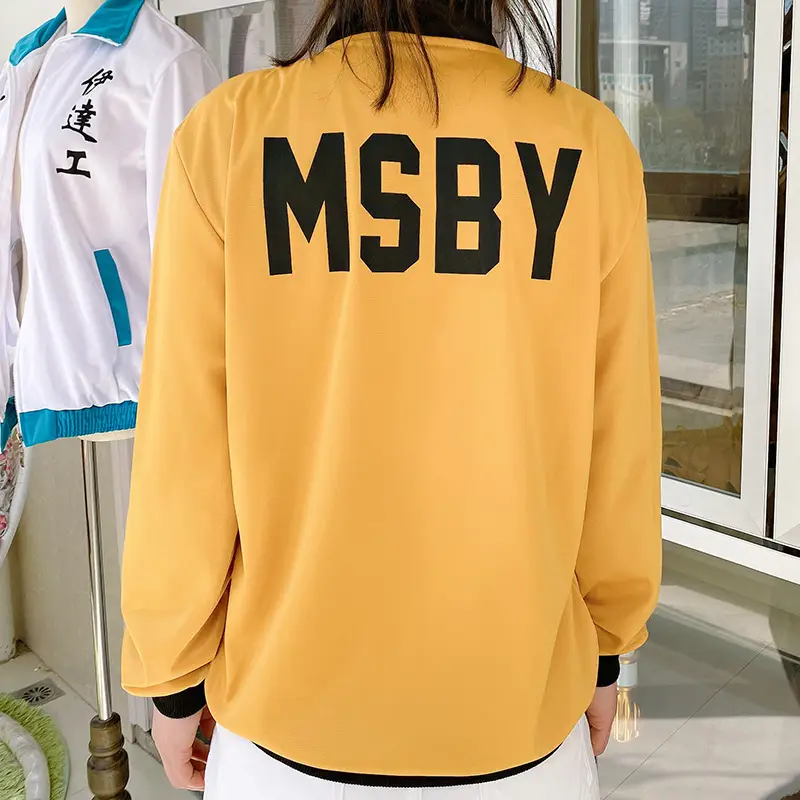 Black Wolf Cosplay Volleyball Jacket for Girls