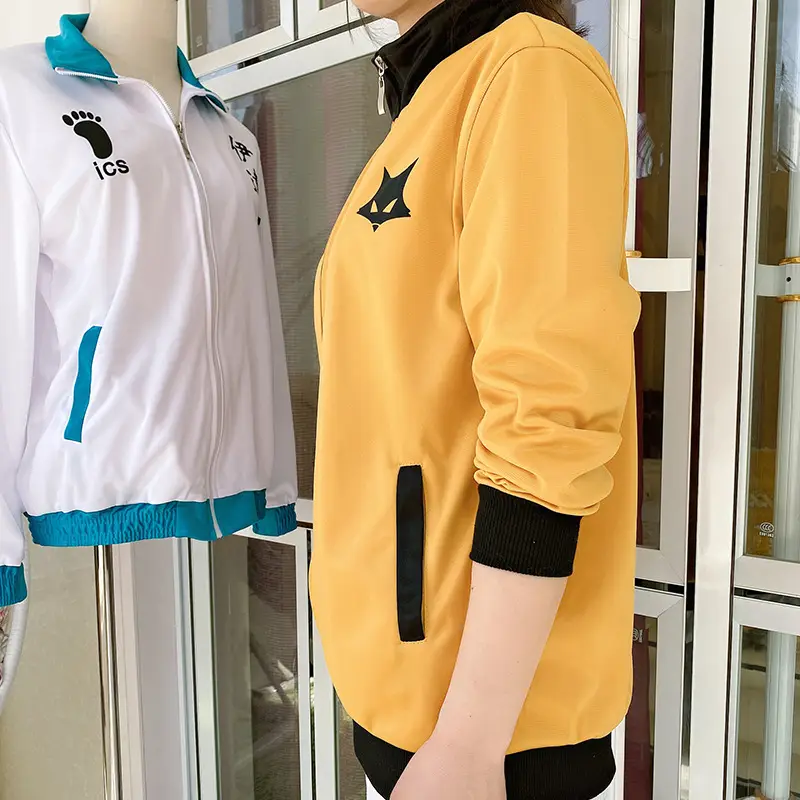 Black Wolf Cosplay Volleyball Jacket for Girls