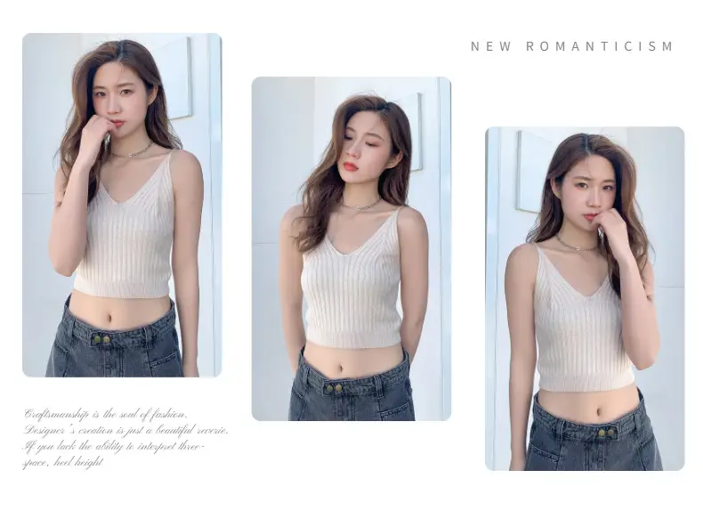 Hot Girl V-Neck Camisole Women's Summer — feature 6