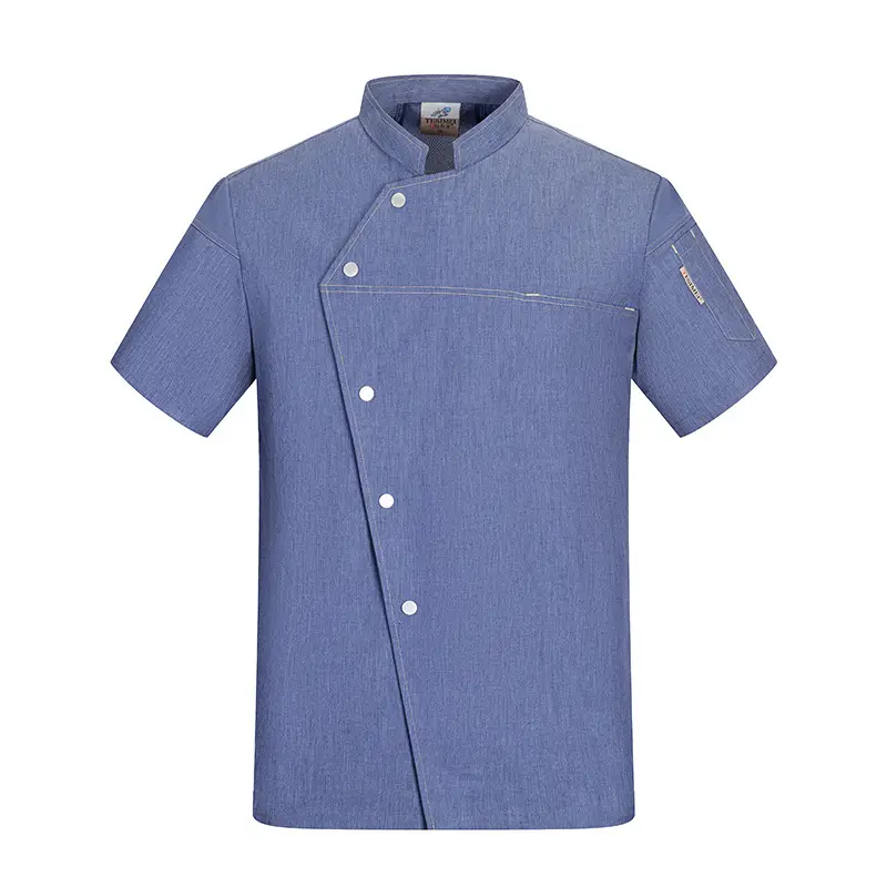 Men & Women Black Button-Up Pastry Overalls Set - Image 9