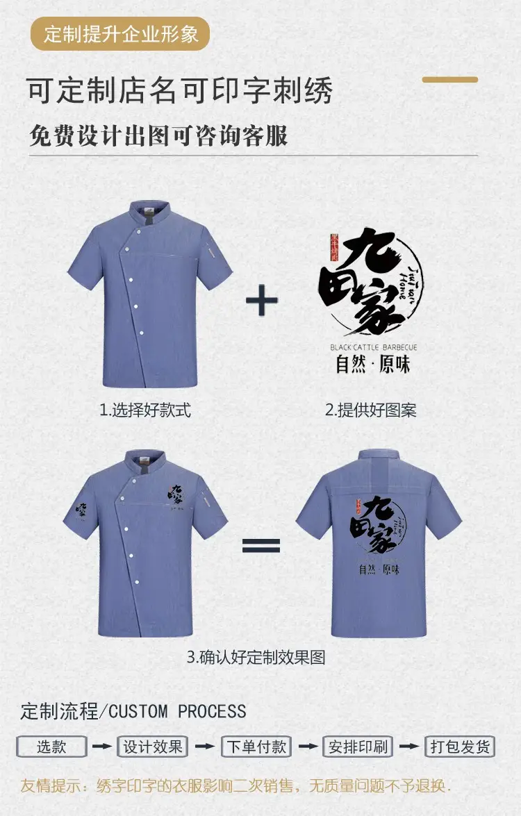 Men & Women Black Button-Up Pastry Overalls Set — feature 5