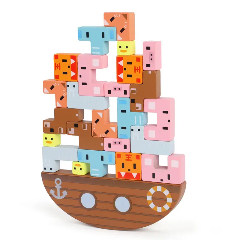 Wooden Stacked Balancing Toys for Kids Educational Play - Image 8