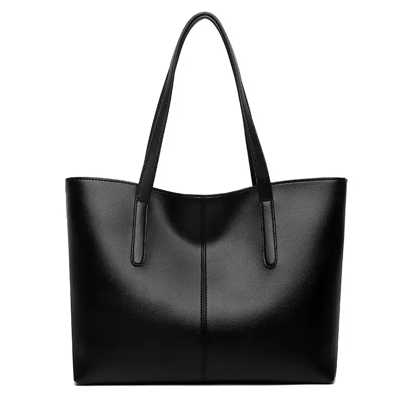 Green Leather Tote Bag for Women 2021 - Image 3