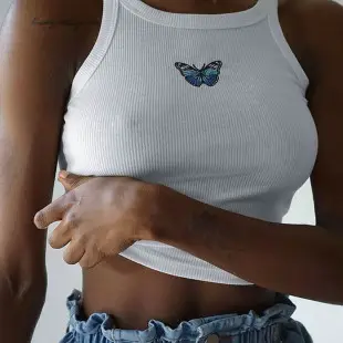 Angel Baby Printed White Crop Top with Fleece Cardigan — feature 1