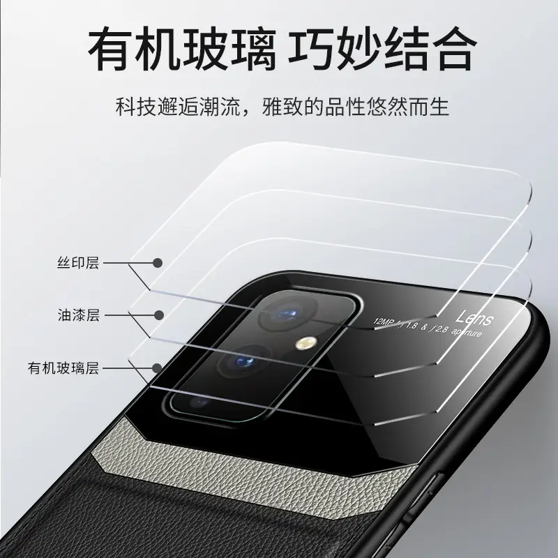 One Plus 9 Phone Case Full Leather Pattern Men Business Protective - Image 11
