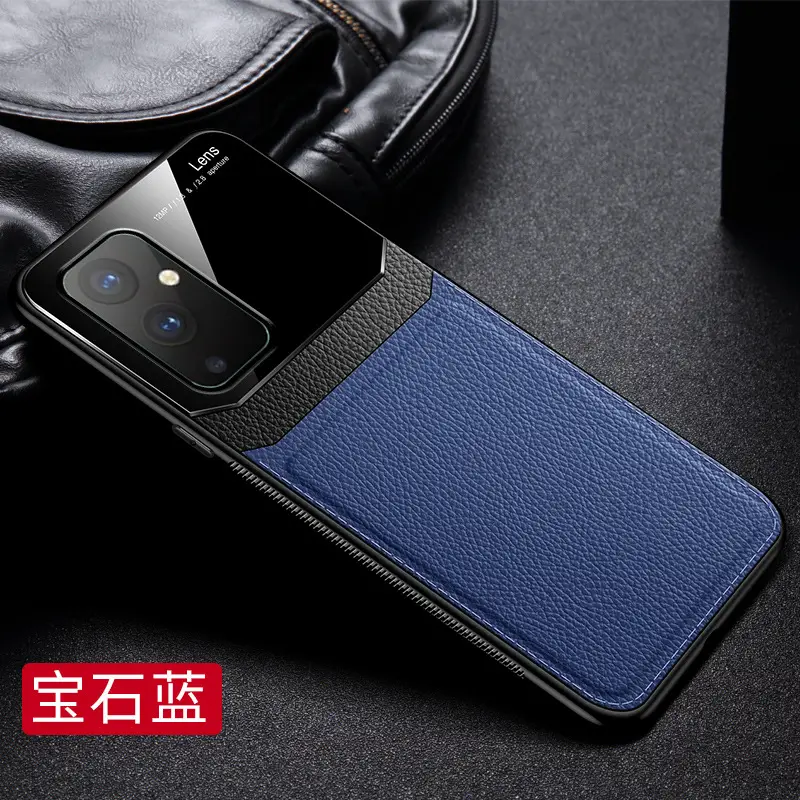 One Plus 9 Phone Case Full Leather Pattern Men Business Protective - Image 2