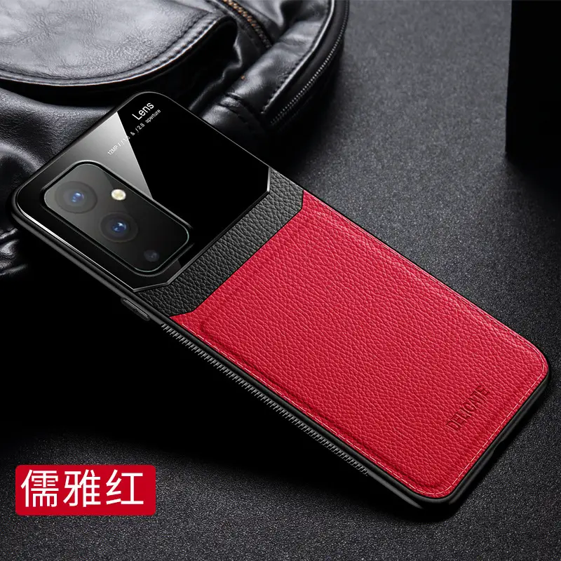 One Plus 9 Phone Case Full Leather Pattern Men Business Protective - Image 3