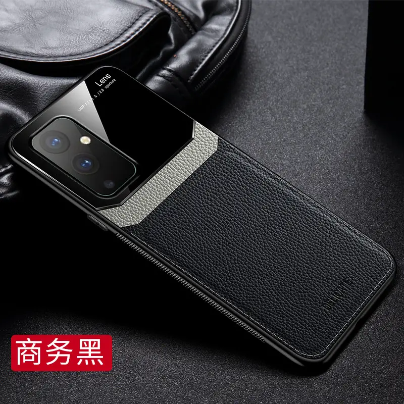 One Plus 9 Phone Case Full Leather Pattern Men Business Protective - Image 5