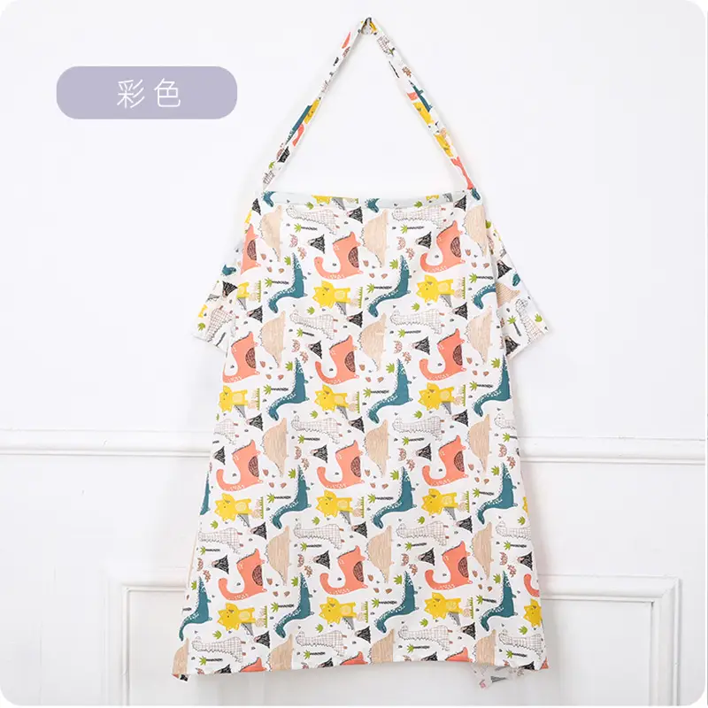 White yellow deer nursing towel