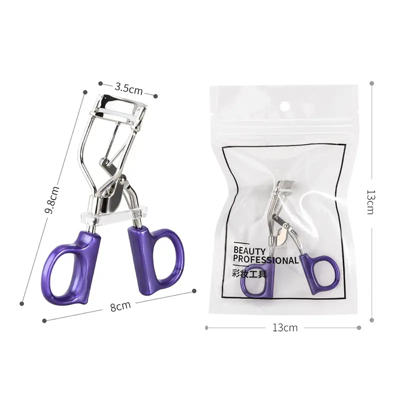 38845 purple eyelash curler color bag