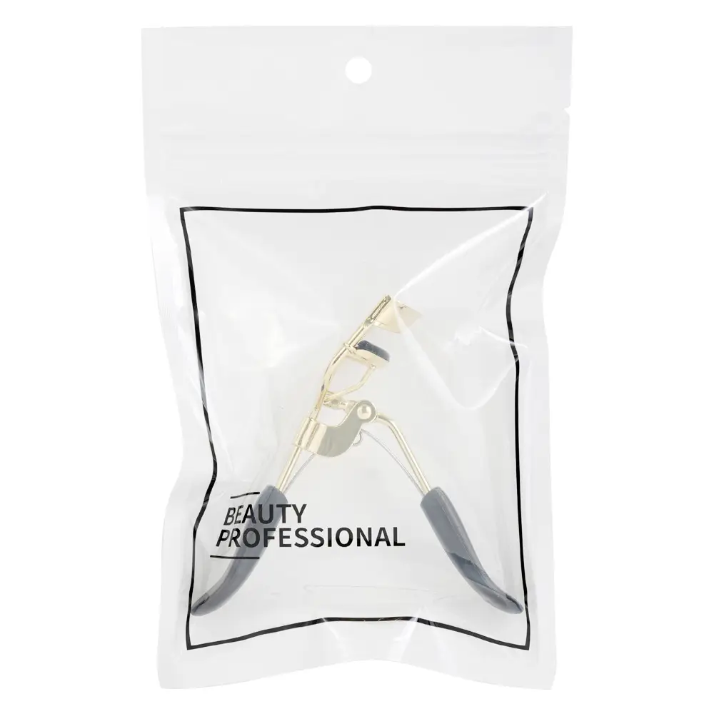38848 gold A4 eyelash curler makeup bag