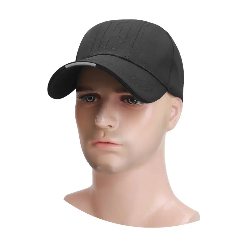 White Korean Style Baseball Cap with English Letter Embroidery - Image 4