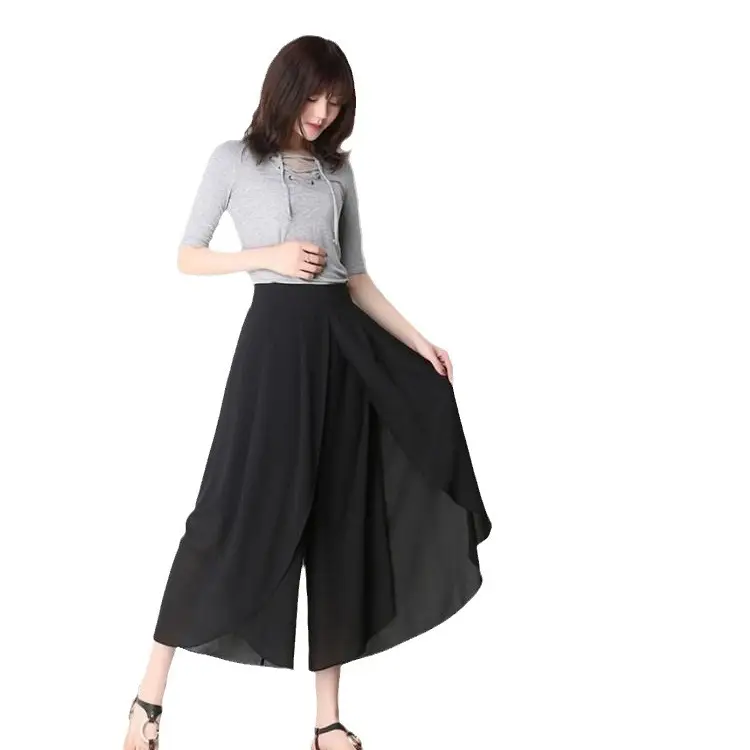 Black Wide Leg Pants for Women 2025 Summer - Image 9