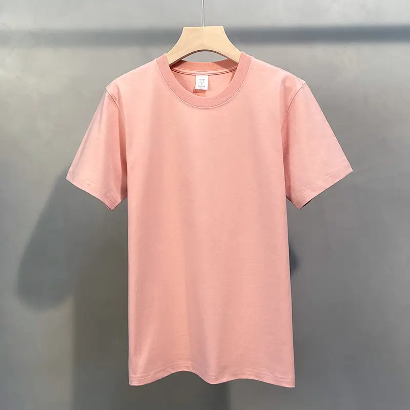 Men Cotton Peach T-Shirt 280g Unstitched