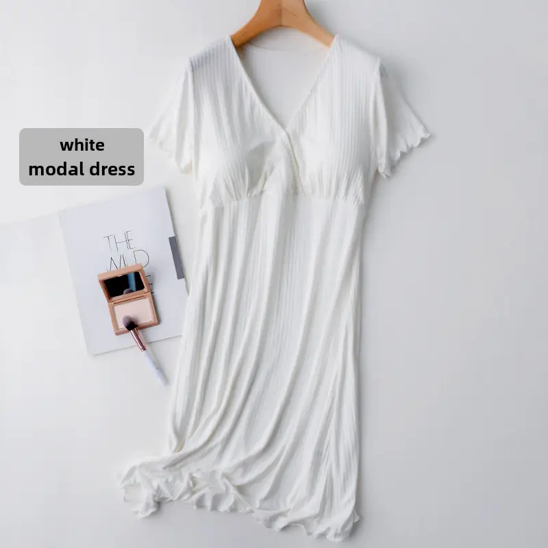 Purple Modal Nightdress for Pregnant Women - Image 2