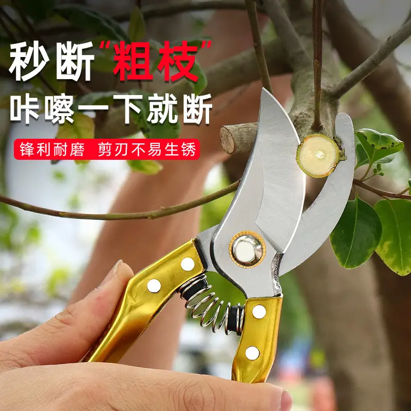 Garden pruning shears flower pruning scissors fruit tree shears pruning branch scissors strong pruning shears gardening scissors
