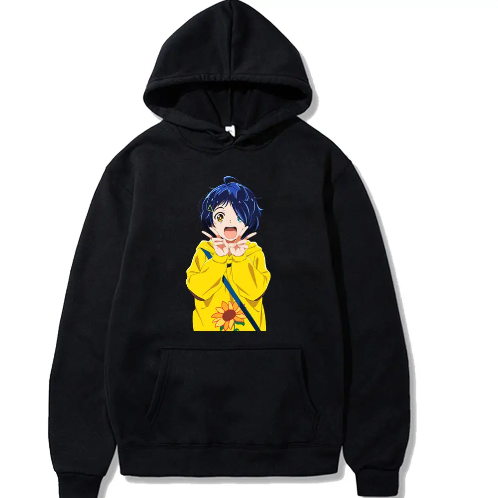 Women's White Ai Ohto Sunflower Print Hoodie - Image 5