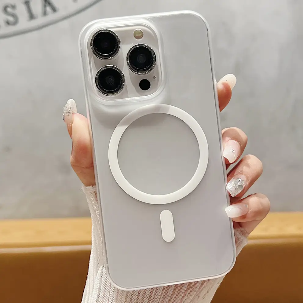 iPhone 16 Transparent Magnetic Phone Case 15" - Image 2