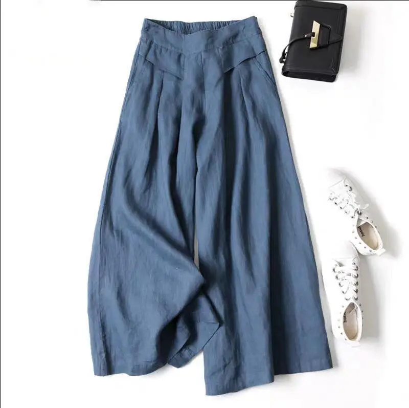 Black Loose Ankle-Length Women's Pants 2025 - Image 9