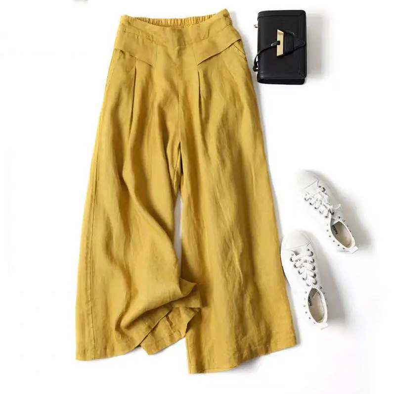 Black Loose Ankle-Length Women's Pants 2025 - Image 10