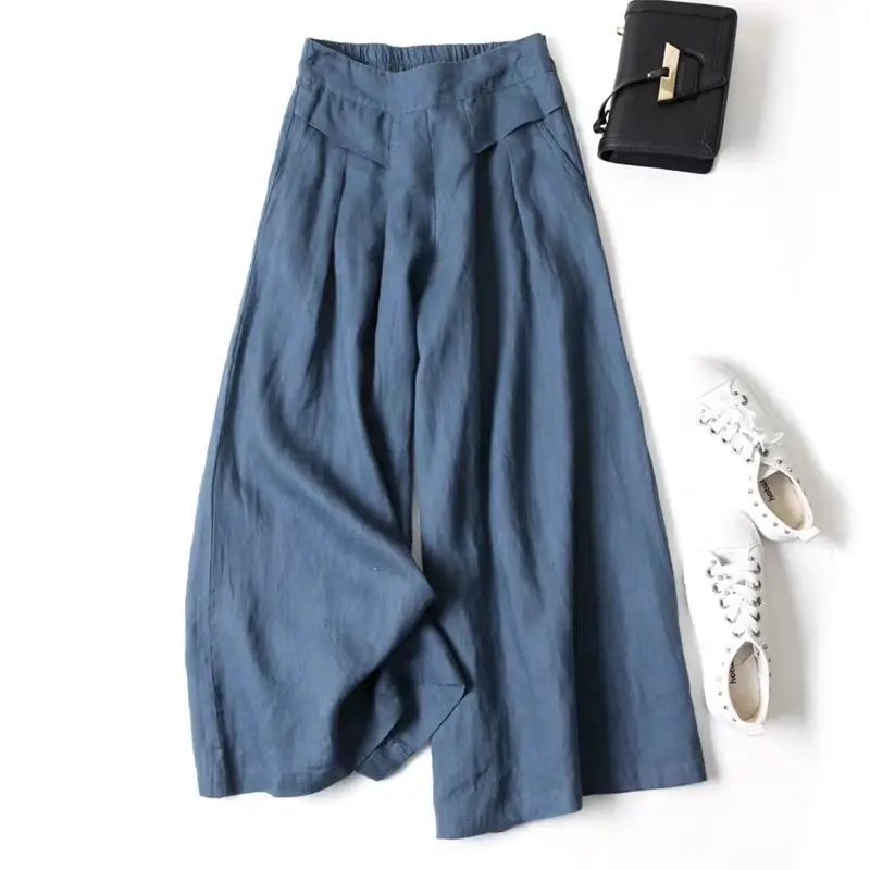 Black Loose Ankle-Length Women's Pants 2025 - Image 4
