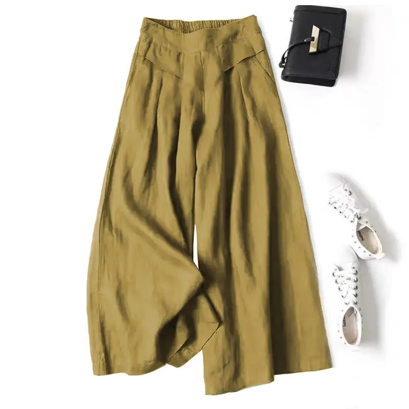 Black Loose Ankle-Length Women's Pants 2025 - Image 6