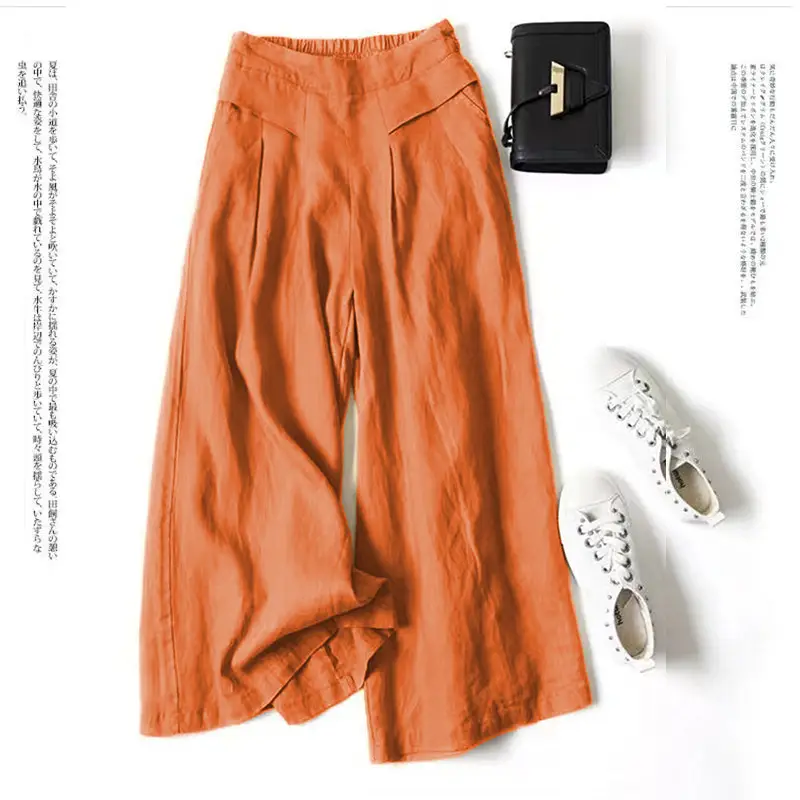 Black Loose Ankle-Length Women's Pants 2025 - Image 7
